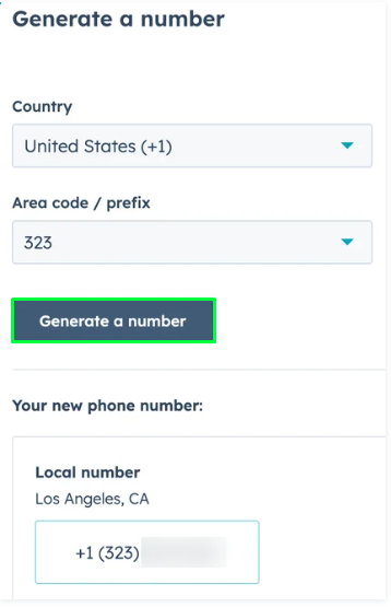 choose Generate a number
