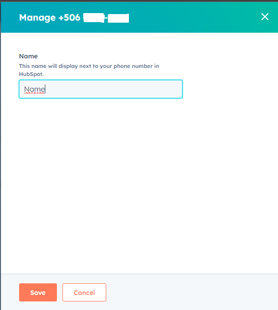 Edit phone to change name
